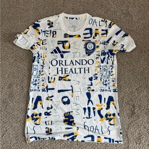Adidas Orlando City Kick Childhood Cancer Prematch Top Size L